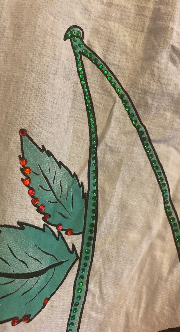 Kiraz Baskılı Kahverengi şort tulum - Görsel 4