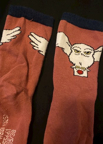 Kız Çocuk Harry Potter Baskılı Çorap - Görsel 3