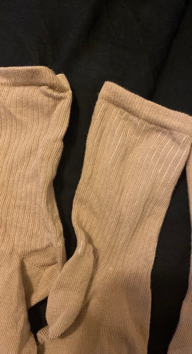 Kadın Pamuklu Bej Çoraplar - Görsel 3