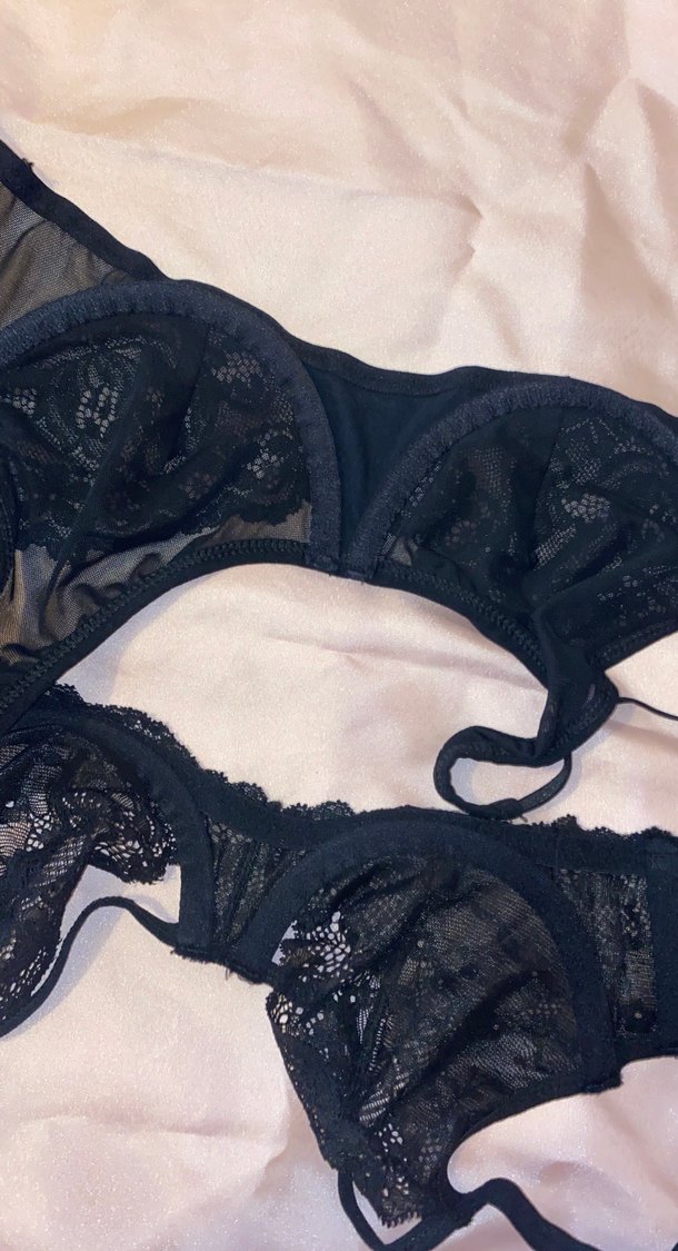 Siyah Dantel Sütyen - Görsel 5