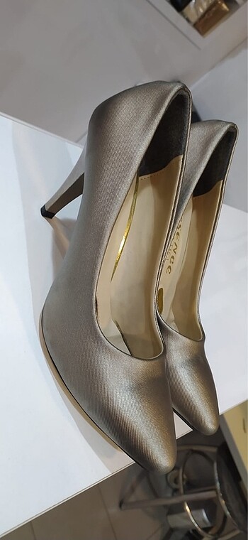 39 Beden Vizon rengi stiletto