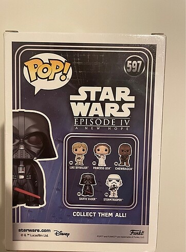  Beden Funko POP Star Wars Darth Vader