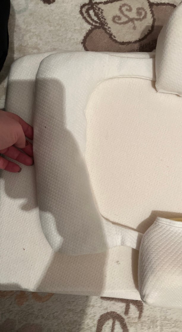 Beyaz Emzirme ve bebek reflü yatağı - Görsel 2