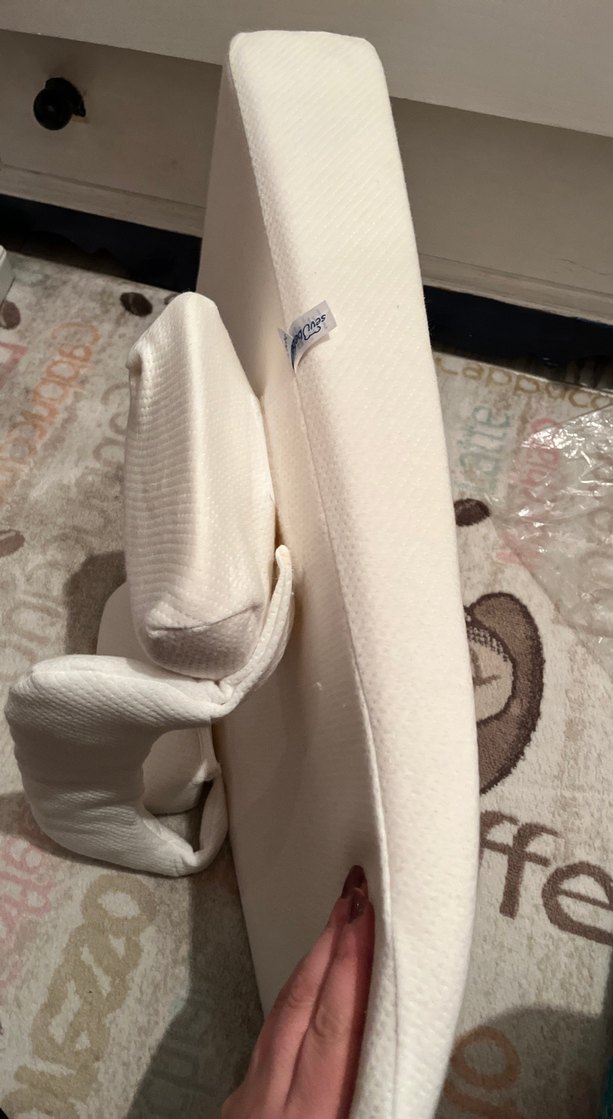 Beyaz Emzirme ve bebek reflü yatağı - Görsel 5