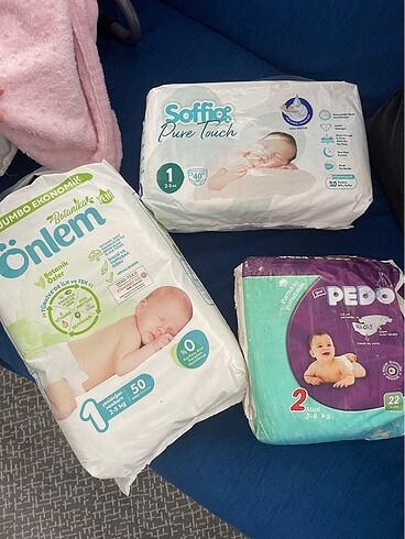 2 Beden: 3-6 kg Beden Renk Bebek bezi