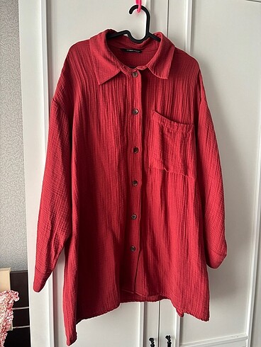 LC Waikiki Lc waikiki oversize Müslin gömlek