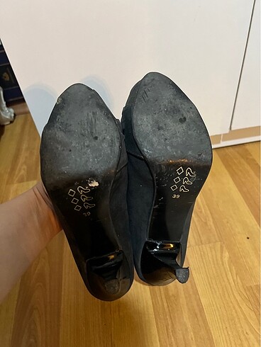 39 Beden gri Renk Topuklu ayakkabı