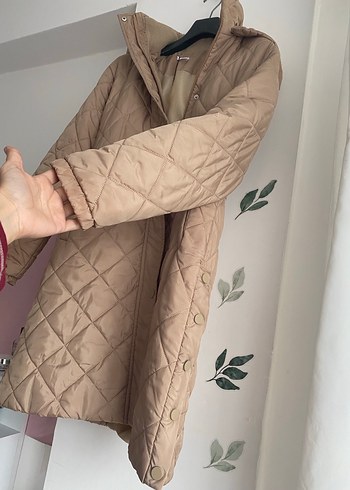 Bej Kapitone Kadın Günlük Ceket - Görsel 6