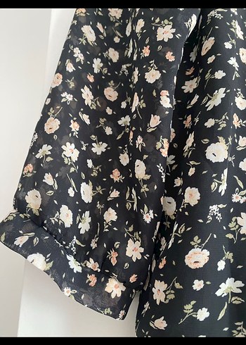 Dantel Detaylı Siyah Bohem Kadın Bluz - Görsel 4