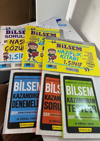 Bilsem 1. Sınıf Hazırlık ve Test Kitapları - Görsel 2