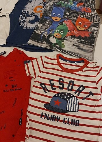 3-6 Ay Beden Erkek bebek tshirt toplu satış