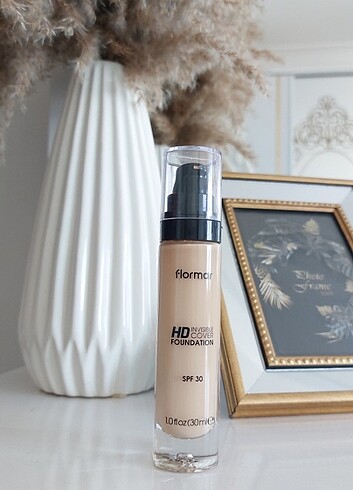 FLORMAR İnvisible Cover HD Fondöten 60 ivory