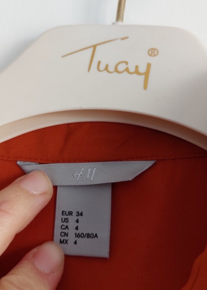 H&M Yazlık Gömlek - Görsel 4