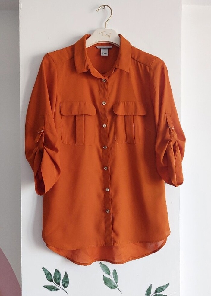 H&M Yazlık Gömlek - Görsel 2