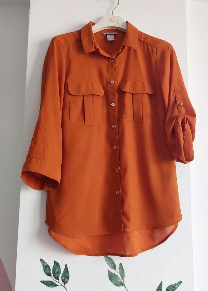 H&M Yazlık Gömlek - Görsel 5