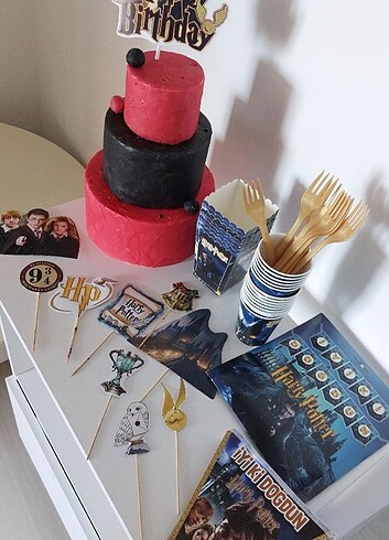 Harry Potter Konsept Doğum Günü Malzeme
