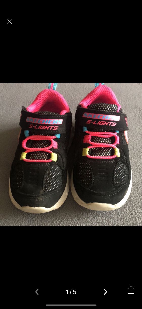 Kız Çocuk Siyah Renkli Spor Ayakkabı - Görsel 2