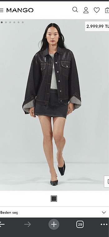 MANGO DENIM CEKET