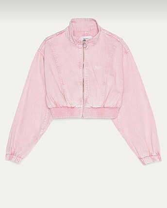 Bershka pembe ceket