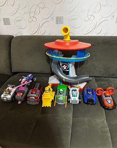 Paw Patrol Gözetleme Kulesi ve Araçları
