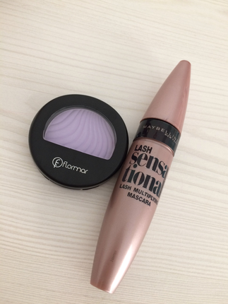 Lash sensational mascara ve flormar far