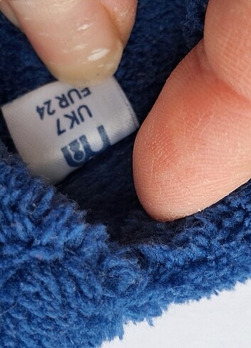 24 Beden Mothercare terlik 24 numara