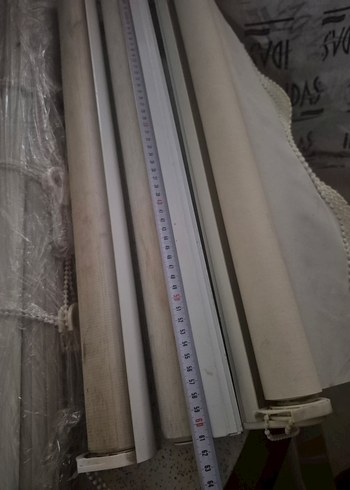 Bej ve Gri Düz Zebra Desen Stor Perde - Görsel 9