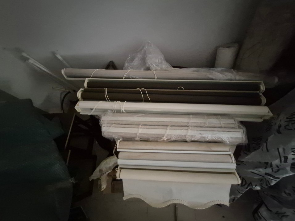 Bej ve Gri Düz Zebra Desen Stor Perde - Görsel 2