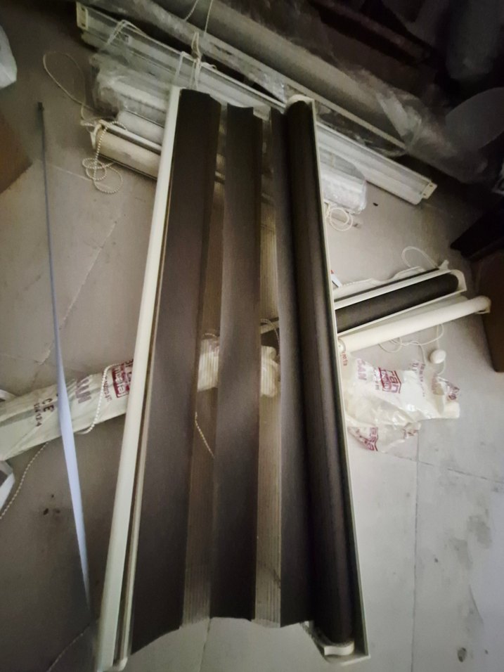 Bej ve Gri Düz Zebra Desen Stor Perde - Görsel 4