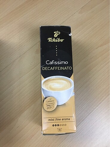  Beden Tchibo 10 lu kapsül kahve - Cafissimo Decaffeınato