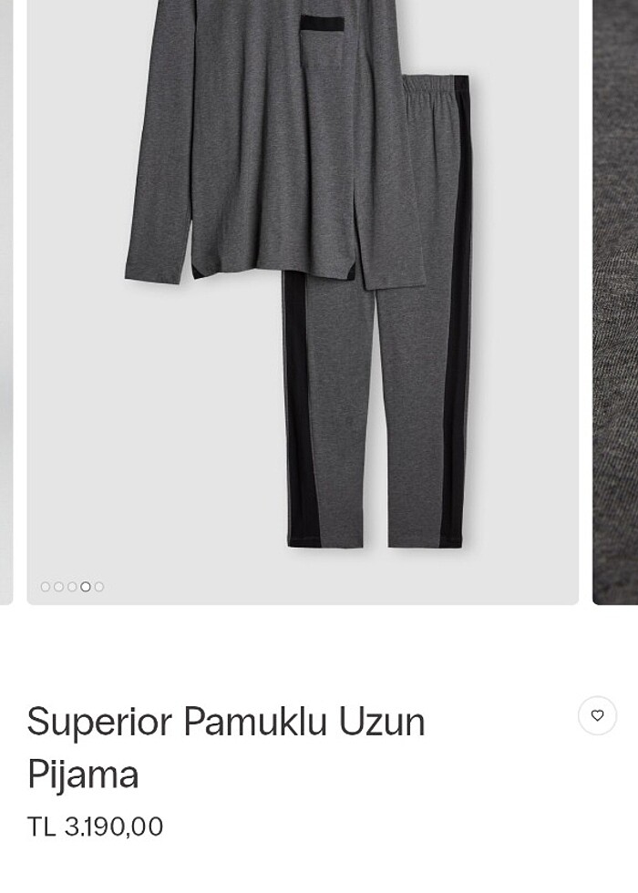 Intimissimi superior pamuklu uzun pijama takım - Görsel 3