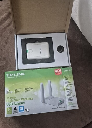 Tp-Link Tl-Wn822N 300Mbps Wi-Fi 2X3Dbi Usb Adaptör