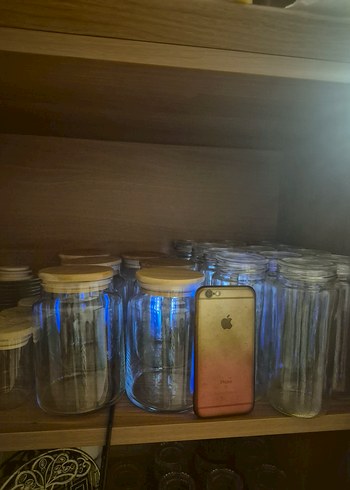 Beden Renk Bambu kapaklı baharatlık