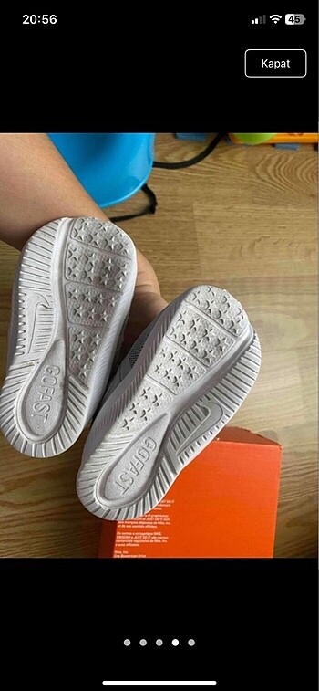 21 Beden gri Renk Erkek bebek Nike spor ayakkabı