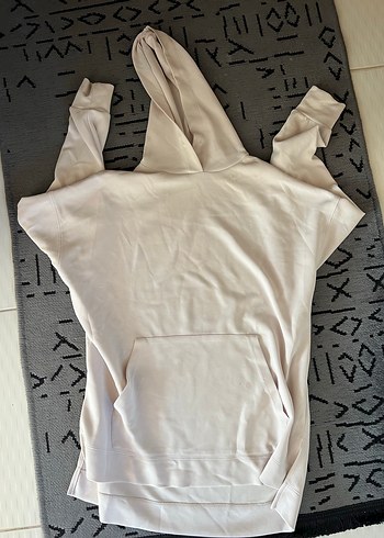 Gri Kapüşonlu Kadın Sweatshirt