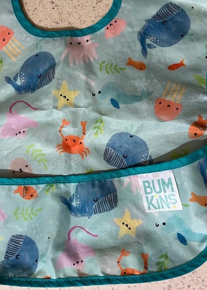 Bebek mama önlüğü bumkins yorni - Görsel 2