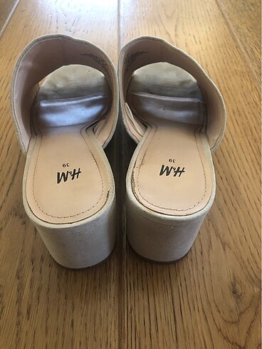 39 Beden H&M süet terlik
