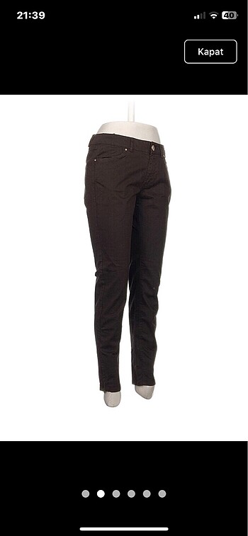 Zara Zara kahverengi pantolon