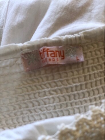 l Beden beyaz Renk Tiffany pamuk bluz
