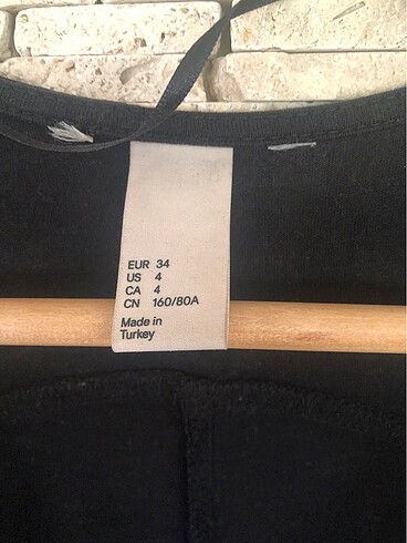 xs Beden siyah Renk H&M bluz
