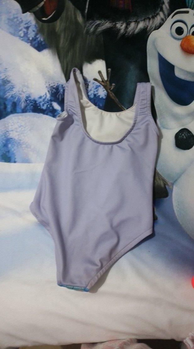 Kız Çocuk Mavi Elsa Baskılı Mayo - Görsel 2