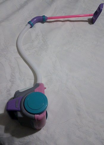 Renkli Mor Oyuncak Elektrikli Süpürge - Görsel 5