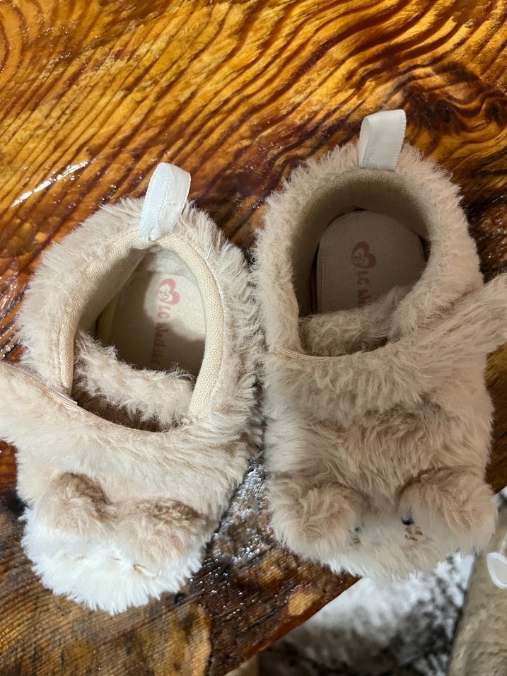 Kız Çocuk Peluş Ev Terliği - Görsel 3