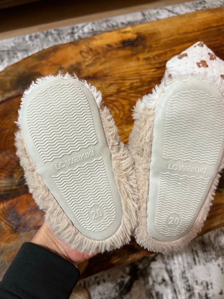 Kız Çocuk Peluş Ev Terliği - Görsel 4