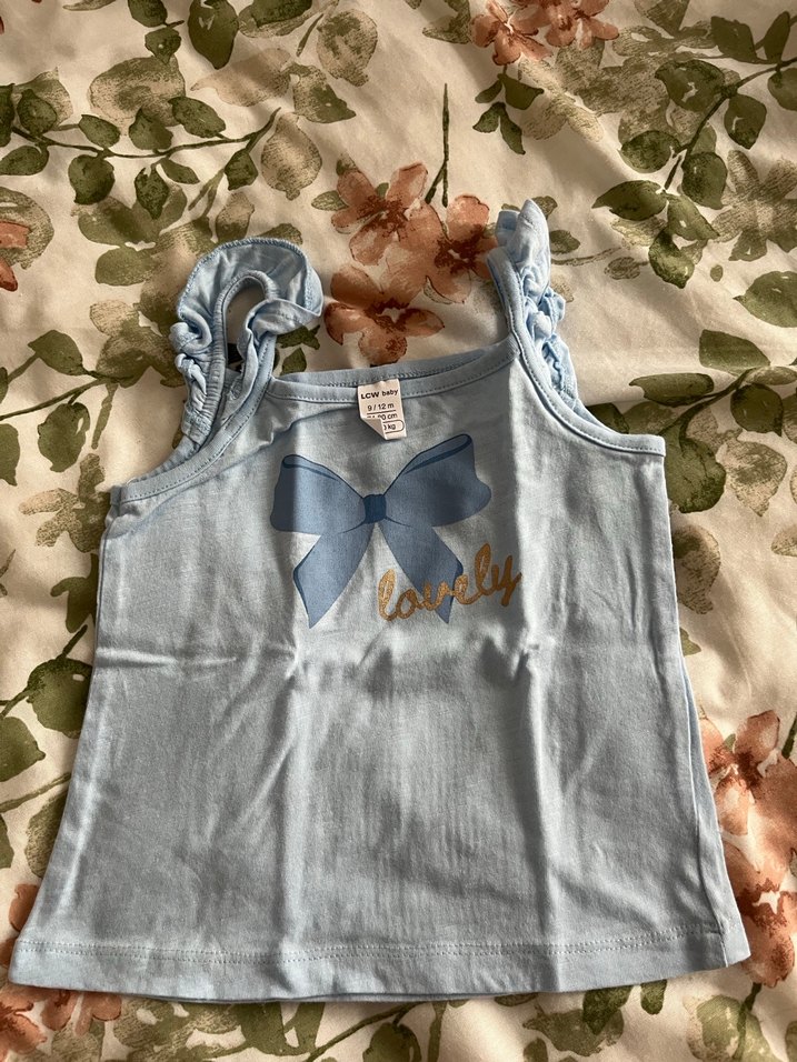 Kız Çocuk Nakışlı ve Örgü Atlet Seti - Görsel 3