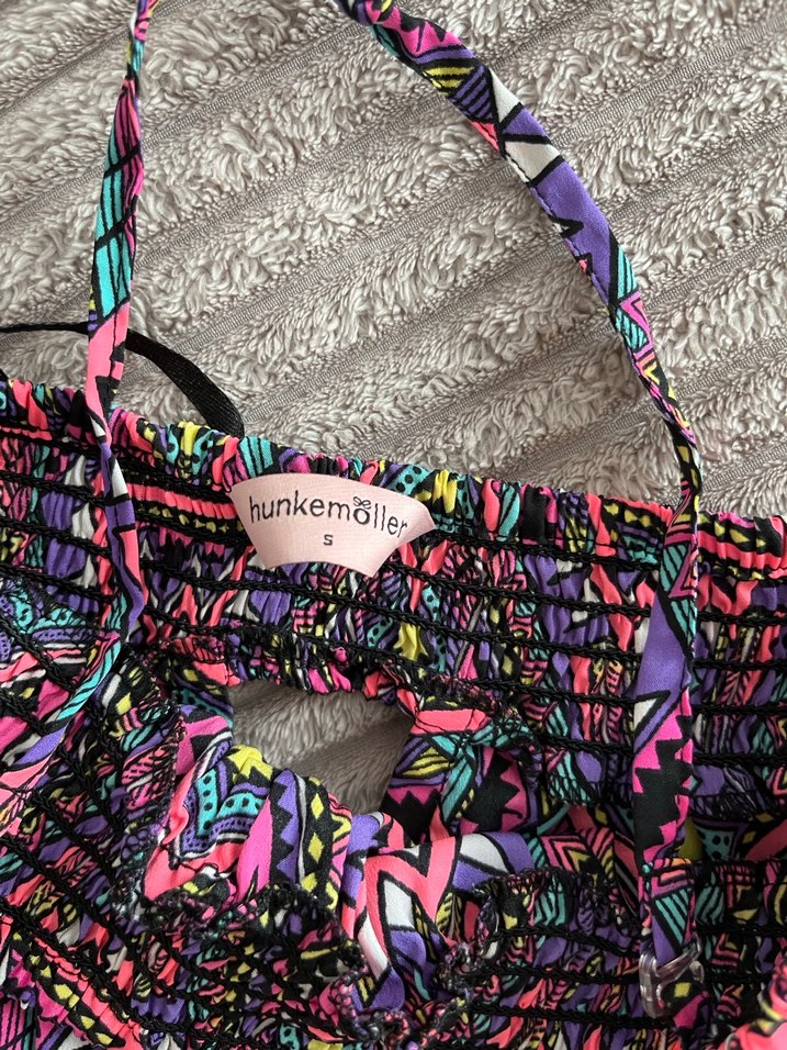 Renkli Bohem Kısa Tulum - Görsel 3