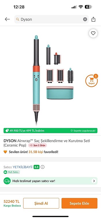 Dyson Dyson Saç Seti