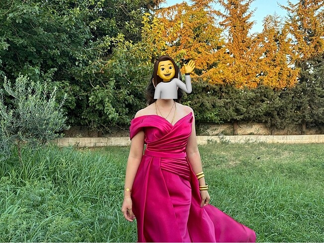 l Beden pembe Renk After kına parti abiye