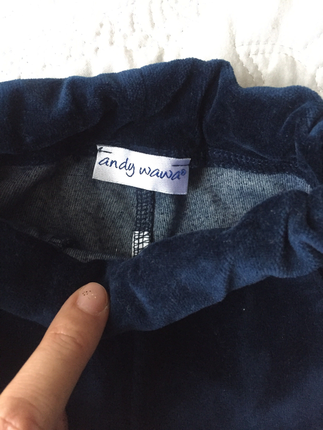 andy wawa kadife eşofman altı