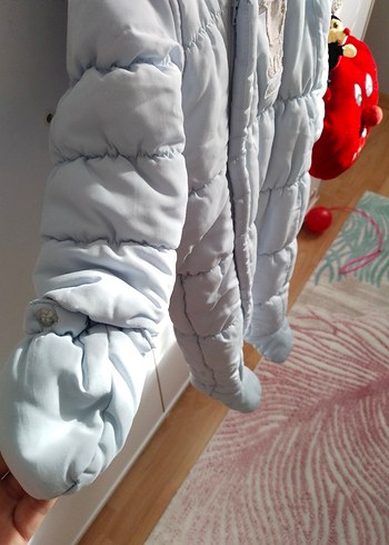 mavi Kürklü Bebek  Tulumu - Görsel 2